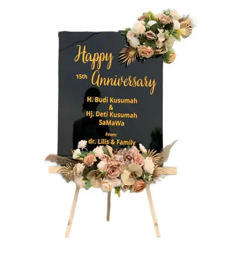 Papan Bunga Akrilik Kelating