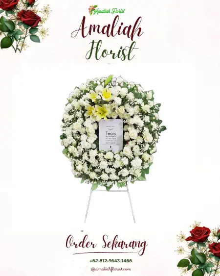 Krans Bunga Duka Kelating